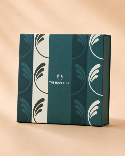 GREEN & WHITE GIFT BOX 7X7