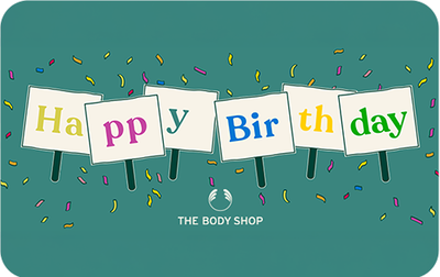 Birthday gift card design