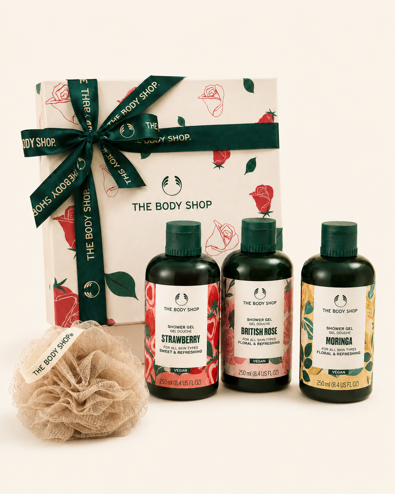 Shower Gel Trio Gift Set with Bath Lily
