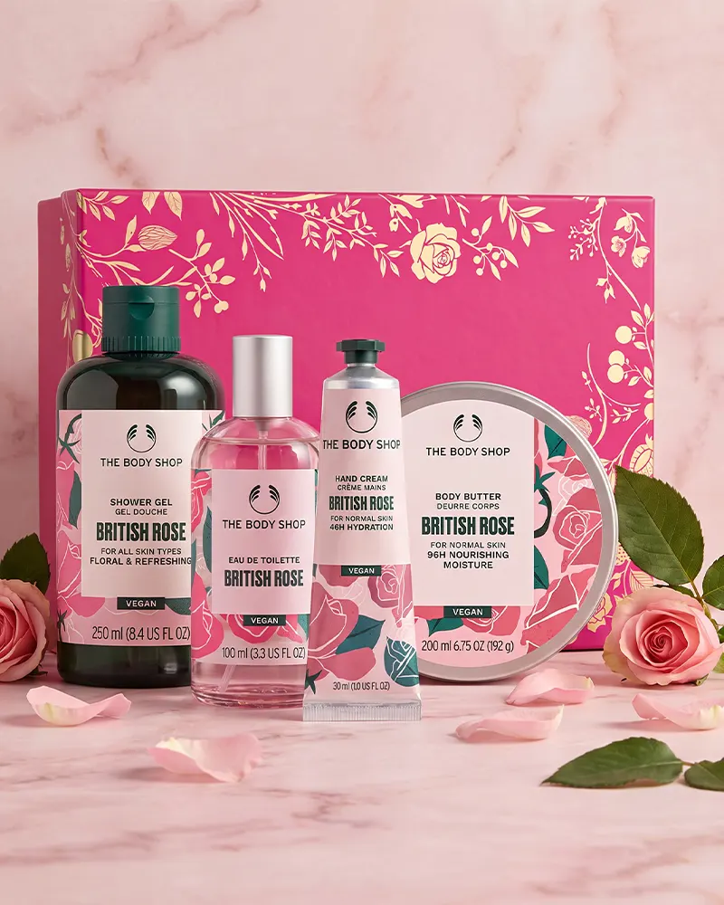 British Rose Body Essential Set
