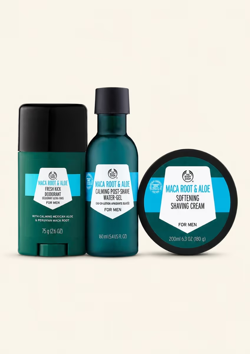 Maca Root & Aloe Men's Grooming Trio